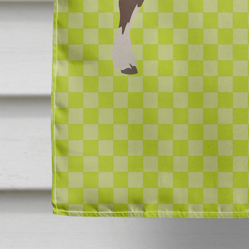 Percheron Horse Green House Flag 28x40 Porch Sleeve Pole Decorative Outside Yard Banner Artwork Wall Hanging, Polyester