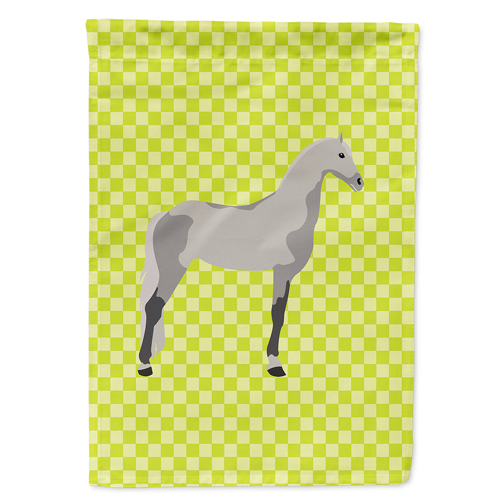 Orlov Trotter Horse Green House Flag 28x40 Porch Sleeve Pole Decorative Outside Yard Banner Artwork Wall Hanging, Polyester