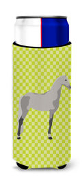 Orlov Trotter Horse Green Slim Can Hugger , Insulated Foam Hugger for 12 oz Slim Cans, Beer Bottles & Water Bottles, Printed in USA