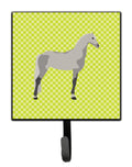 Orlov Trotter Horse Green Leash or Key Holder Wall Hooks, Key Hooks Holder, Coat Rack Wall Mount, Coat Hooks, Hooks for Hanging Keys, Towels, Aprons, Leashes