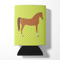 Arabian Horse Green Can or Bottle Hugger Cooler Sleeve for Standard 12 oz Cans, Insulated Foam Beer & Soda Can Hugger Reusable