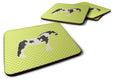 Cyldesdale Horse Green Foam Coasters Set of 4 Cup Coasters for Indoor Outdoor, Tabletop Protection, Anti Slip, Mouse pad Material