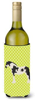 Cyldesdale Horse Green Wine Bottle Hugger Gift Sleeve for Standard 750 ml Bottles, Insulated Reusable Also Fits Mini Shot & Pint Bottles