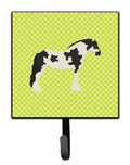 Cyldesdale Horse Green Leash or Key Holder Wall Hooks, Key Hooks Holder, Coat Rack Wall Mount, Coat Hooks, Hooks for Hanging Keys, Towels, Aprons, Leashes
