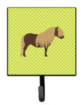 Shetland Pony Horse Green Leash or Key Holder Wall Hooks, Key Hooks Holder, Coat Rack Wall Mount, Coat Hooks, Hooks for Hanging Keys, Towels, Aprons, Leashes