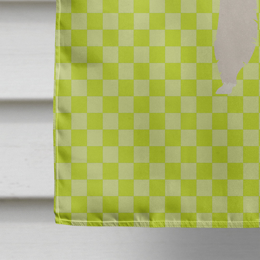 Alpaca Green House Flag 28x40 Porch Sleeve Pole Decorative Outside Yard Banner Artwork Wall Hanging, Polyester