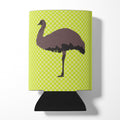 Emu Green Can or Bottle Hugger Cooler Sleeve for Standard 12 oz Cans, Insulated Foam Beer & Soda Can Hugger Reusable