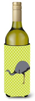 Rhea Green Wine Bottle Hugger Gift Sleeve for Standard 750 ml Bottles, Insulated Reusable Also Fits Mini Shot & Pint Bottles
