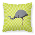 Rhea Green Decorative Throw Pillow 18x18 Indoor Outdoor Accent Cushion, Fabric Cover with Insert for Sofa, Bed, Porch & Living Room