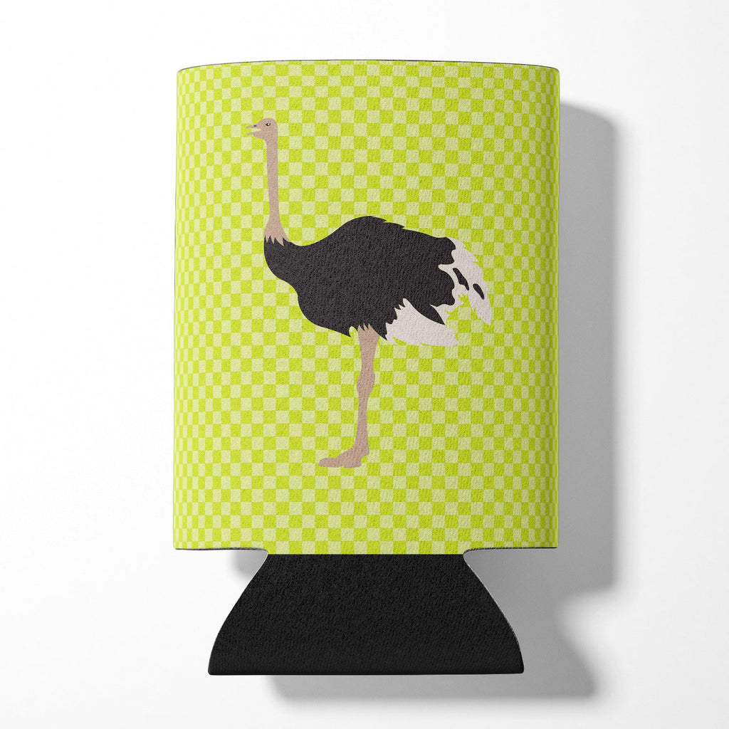 Common Ostrich Green Can or Bottle Hugger Cooler Sleeve for Standard 12 oz Cans, Insulated Foam Beer & Soda Can Hugger Reusable