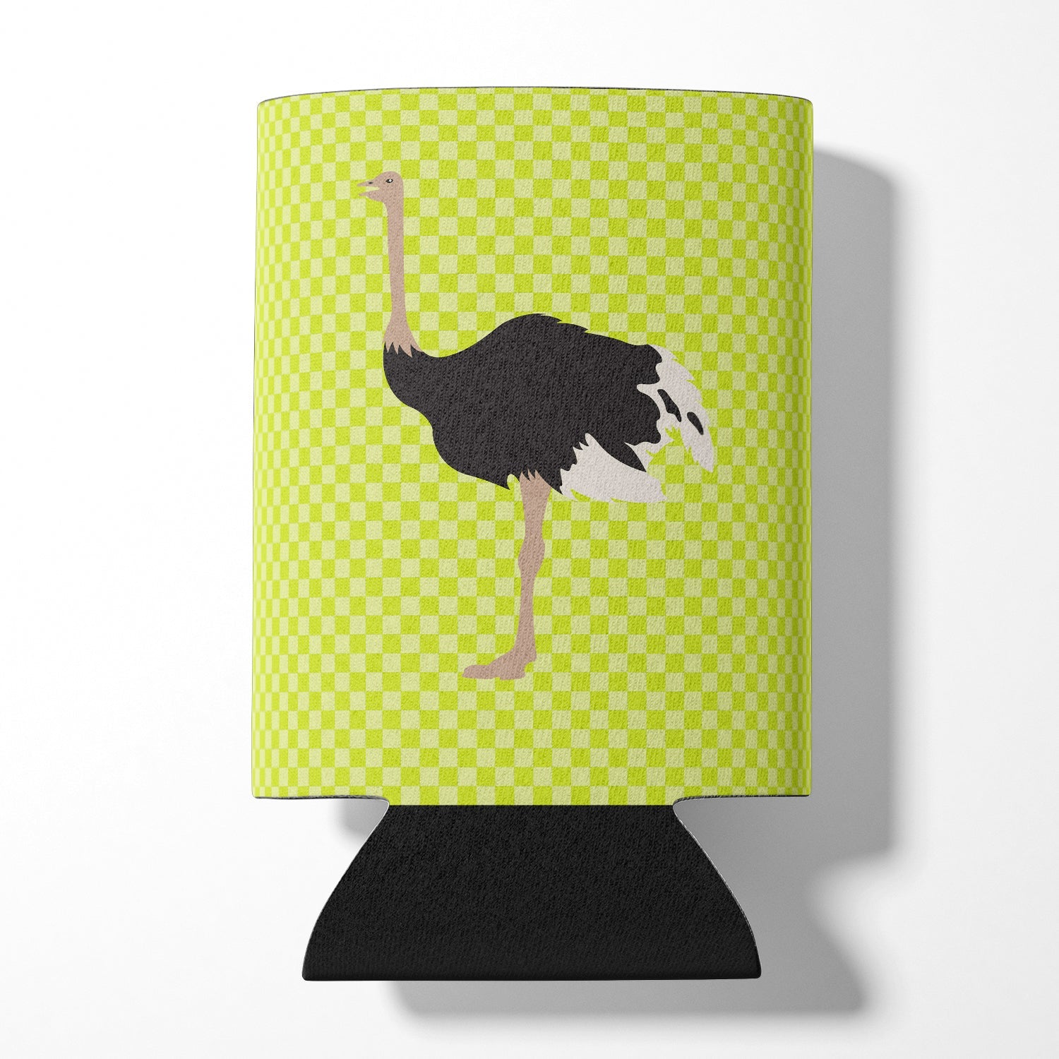 Common Ostrich Green Can or Bottle Hugger Cooler Sleeve for Standard 12 oz Cans, Insulated Foam Beer & Soda Can Hugger Reusable