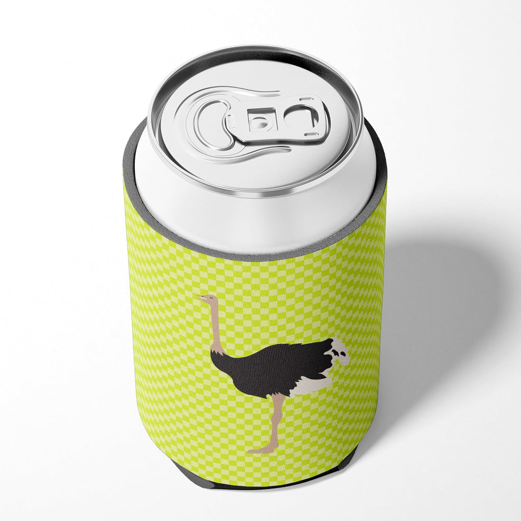 Common Ostrich Green Can or Bottle Hugger Cooler Sleeve for Standard 12 oz Cans, Insulated Foam Beer & Soda Can Hugger Reusable