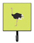 Common Ostrich Green Leash or Key Holder Wall Hooks, Key Hooks Holder, Coat Rack Wall Mount, Coat Hooks, Hooks for Hanging Keys, Towels, Aprons, Leashes