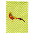 Golden or Chinese Pheasant Green House Flag 28x40 Porch Sleeve Pole Decorative Outside Yard Banner Artwork Wall Hanging, Polyester