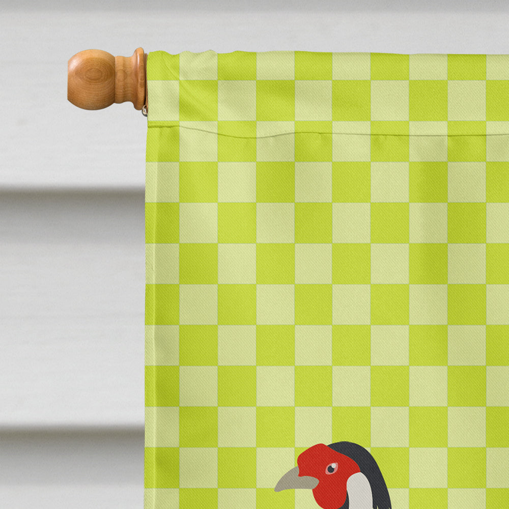Silver Pheasant Green House Flag 28x40 Porch Sleeve Pole Decorative Outside Yard Banner Artwork Wall Hanging, Polyester