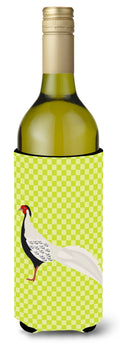 Silver Pheasant Green Wine Bottle Hugger Gift Sleeve for Standard 750 ml Bottles, Insulated Reusable Also Fits Mini Shot & Pint Bottles