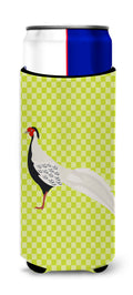 Silver Pheasant Green Slim Can Hugger , Insulated Foam Hugger for 12 oz Slim Cans, Beer Bottles & Water Bottles, Printed in USA