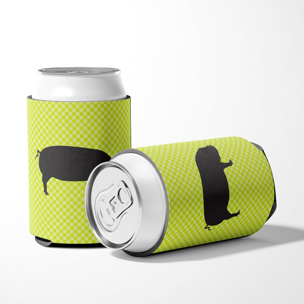 Devon Large Black Pig Green Can or Bottle Hugger Cooler Sleeve for Standard 12 oz Cans, Insulated Foam Beer & Soda Can Hugger Reusable