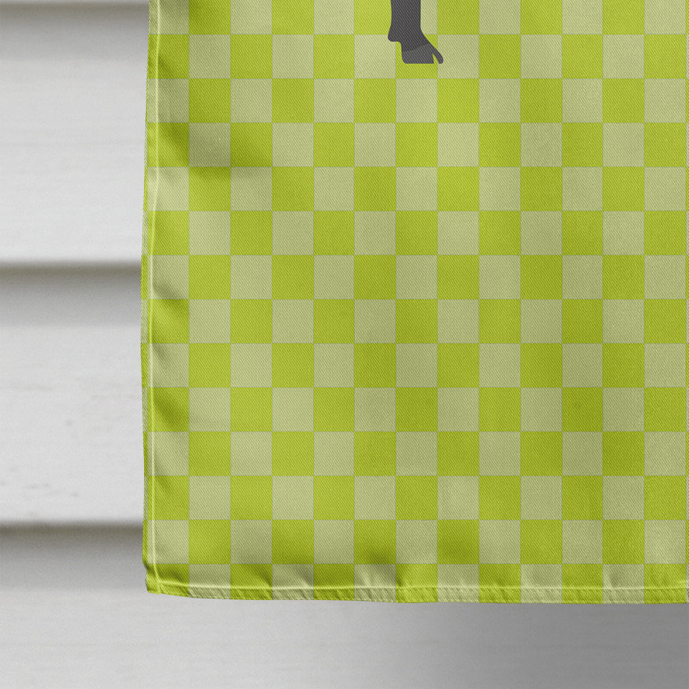 Devon Large Black Pig Green House Flag 28x40 Porch Sleeve Pole Decorative Outside Yard Banner Artwork Wall Hanging, Polyester
