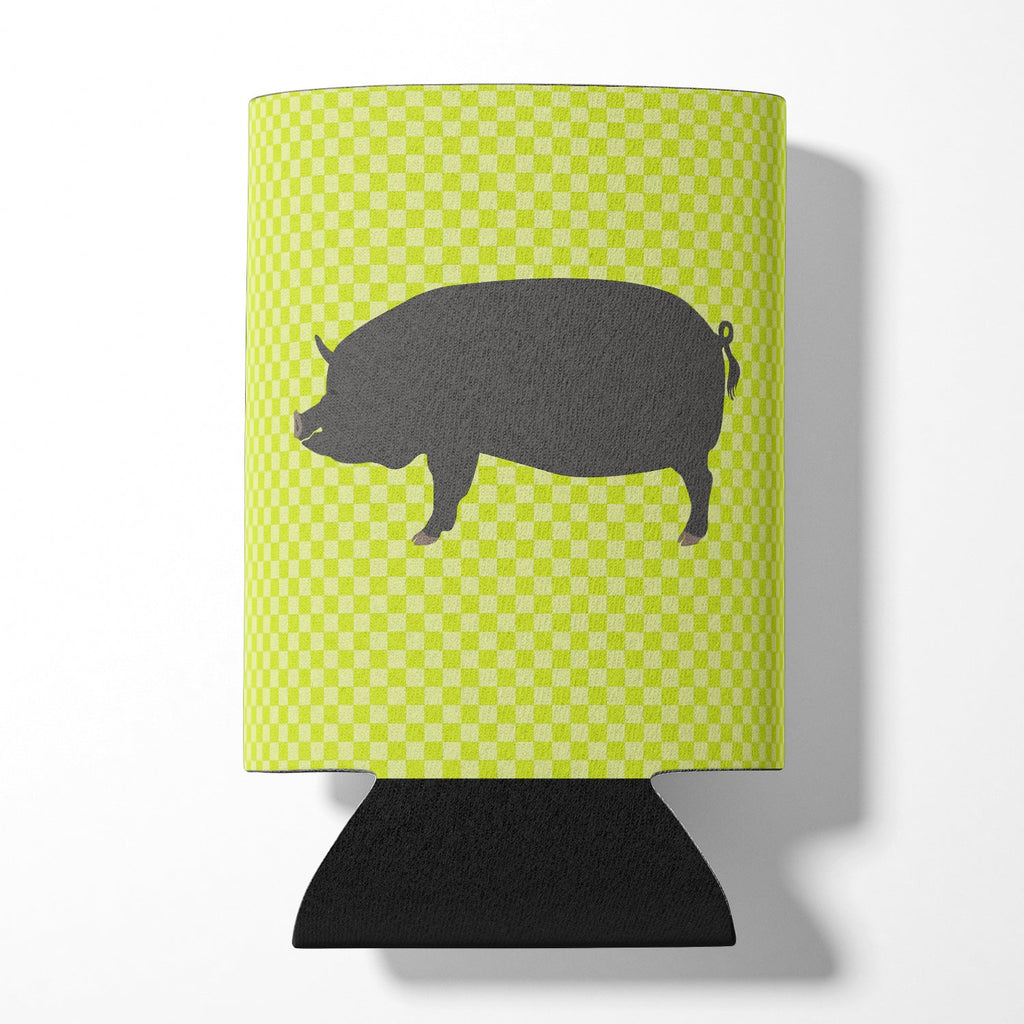 Berkshire Pig Green Can or Bottle Hugger Cooler Sleeve for Standard 12 oz Cans, Insulated Foam Beer & Soda Can Hugger Reusable