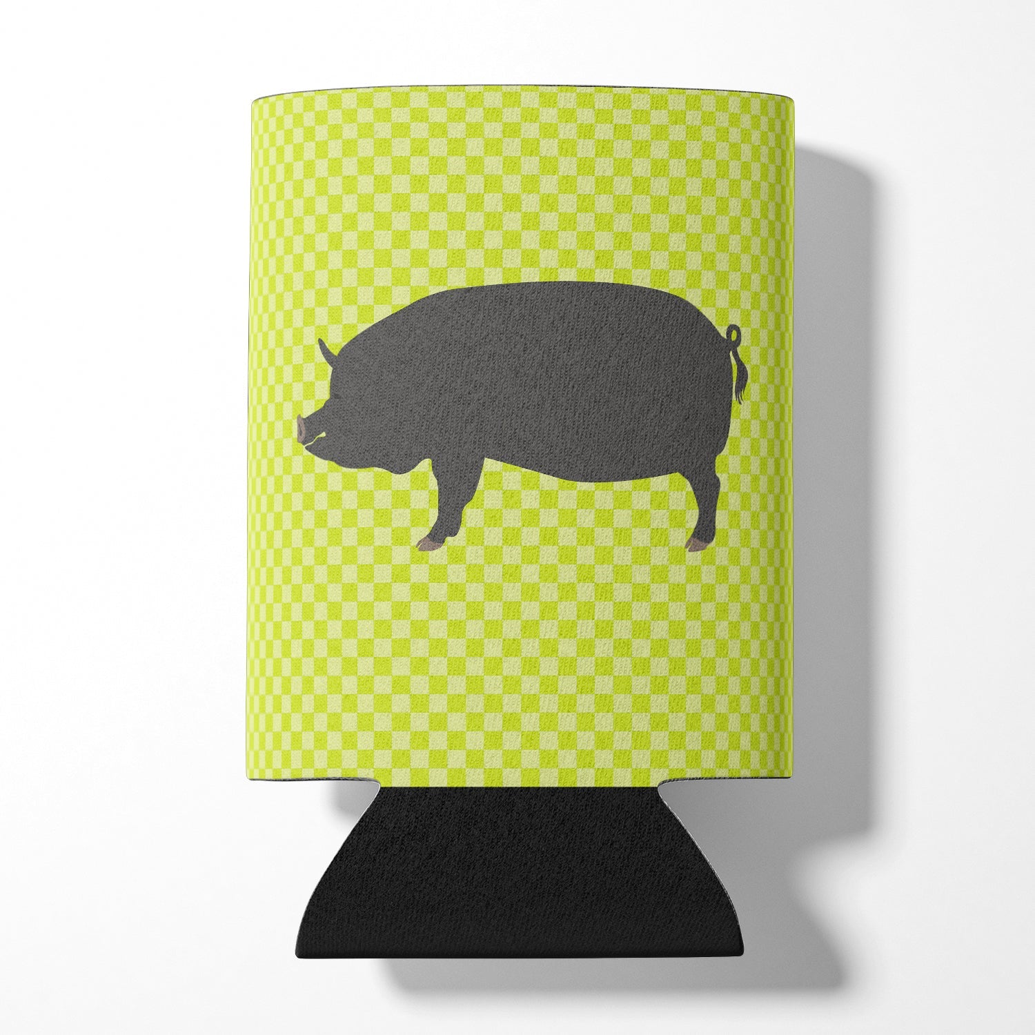 Berkshire Pig Green Can or Bottle Hugger Cooler Sleeve for Standard 12 oz Cans, Insulated Foam Beer & Soda Can Hugger Reusable
