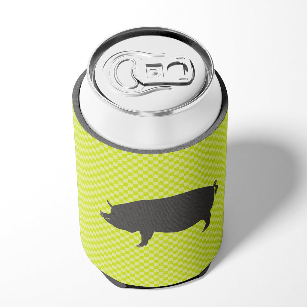 Berkshire Pig Green Can or Bottle Hugger Cooler Sleeve for Standard 12 oz Cans, Insulated Foam Beer & Soda Can Hugger Reusable