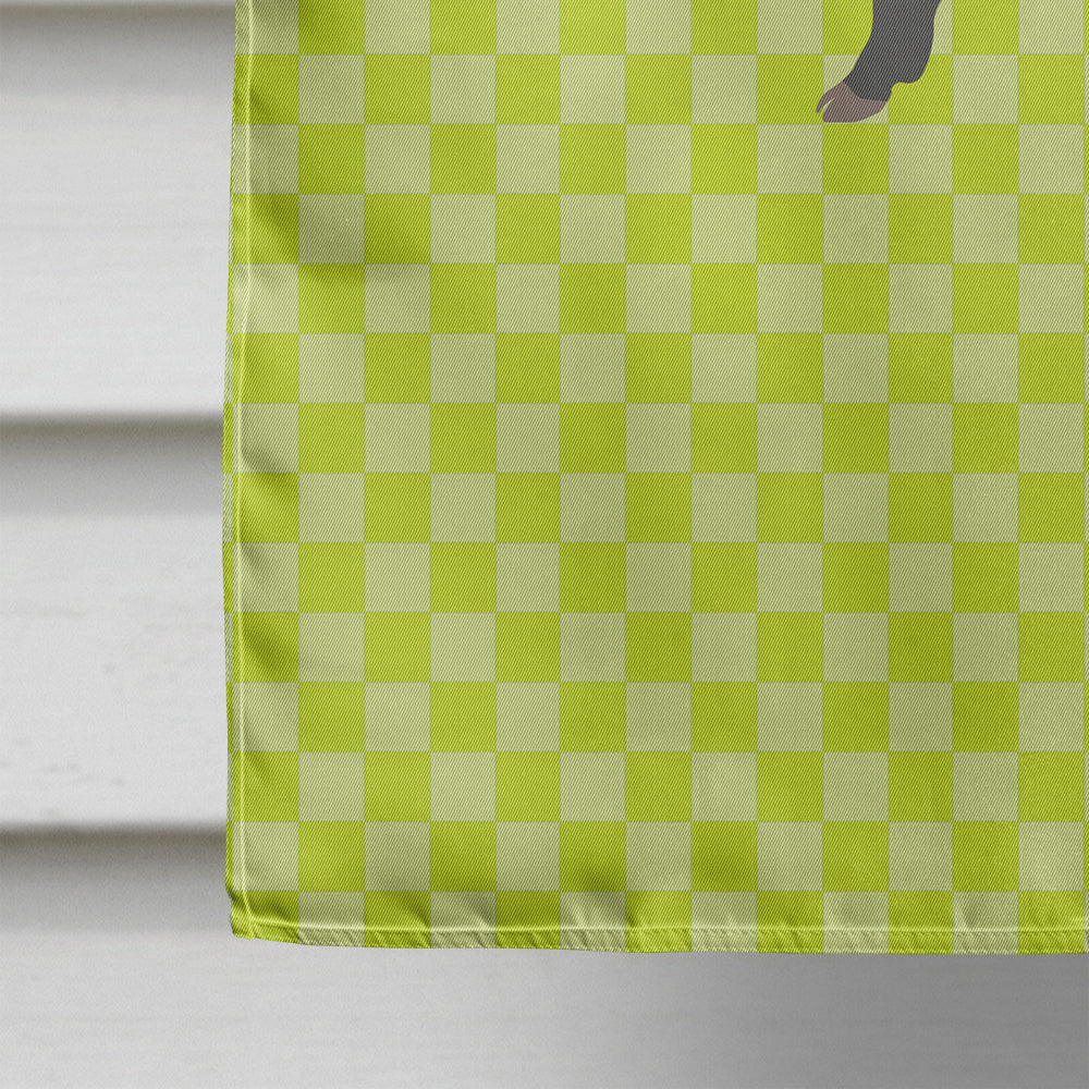 Berkshire Pig Green House Flag 28x40 Porch Sleeve Pole Decorative Outside Yard Banner Artwork Wall Hanging, Polyester