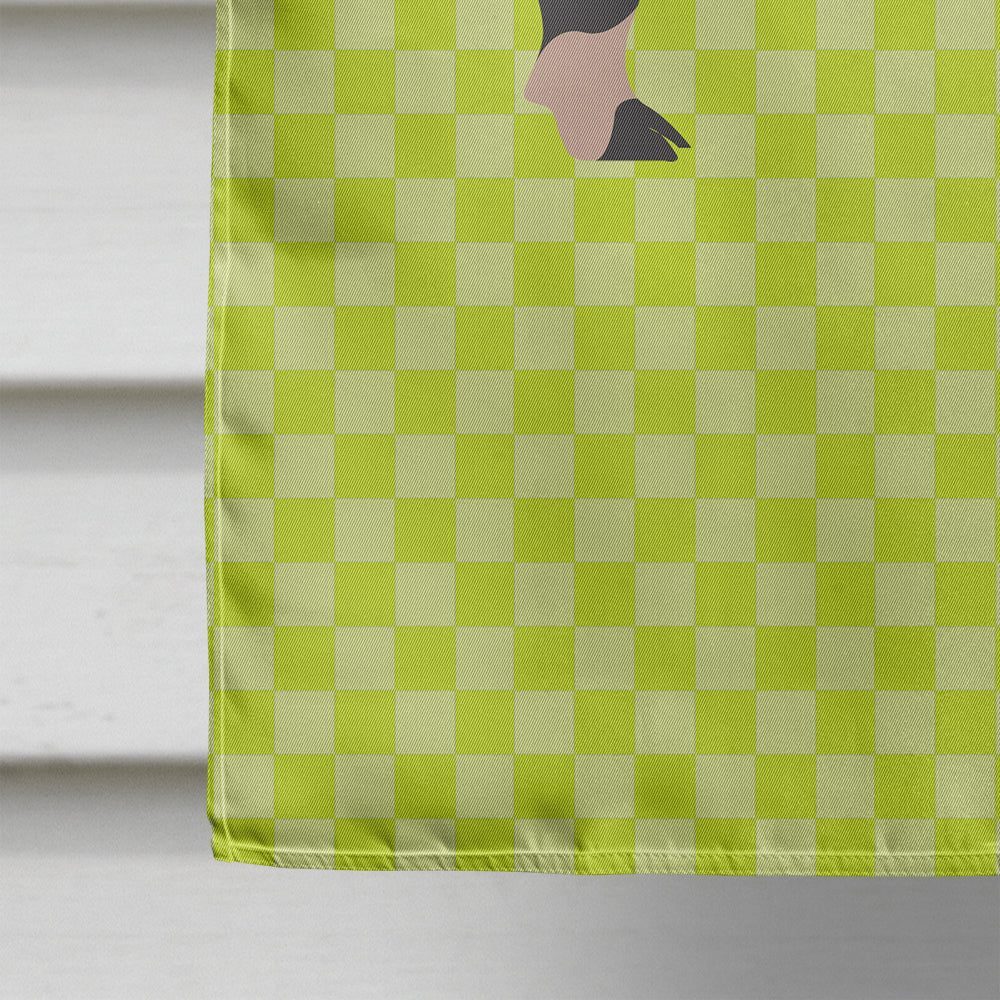Mini Miniature Pig Green House Flag 28x40 Porch Sleeve Pole Decorative Outside Yard Banner Artwork Wall Hanging, Polyester