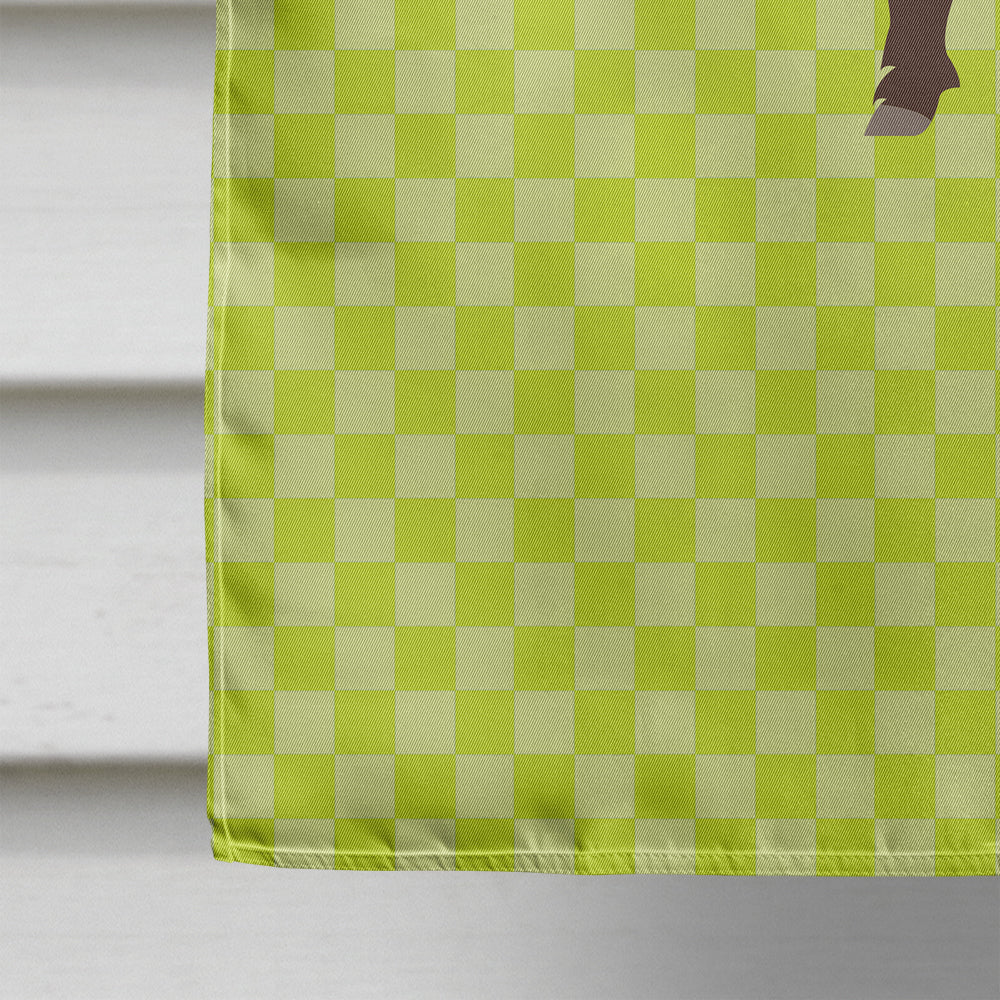 Wild Boar Pig Green House Flag 28x40 Porch Sleeve Pole Decorative Outside Yard Banner Artwork Wall Hanging, Polyester