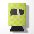 Hampshire Pig Green Can or Bottle Hugger Cooler Sleeve for Standard 12 oz Cans, Insulated Foam Beer & Soda Can Hugger Reusable