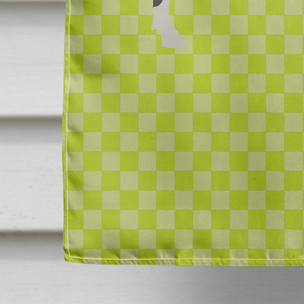 Hampshire Pig Green House Flag 28x40 Porch Sleeve Pole Decorative Outside Yard Banner Artwork Wall Hanging, Polyester