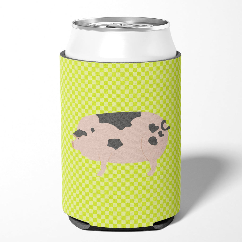 Gloucester Old Spot Pig Green Can or Bottle Hugger Cooler Sleeve for Standard 12 oz Cans, Insulated Foam Beer & Soda Can Hugger Reusable