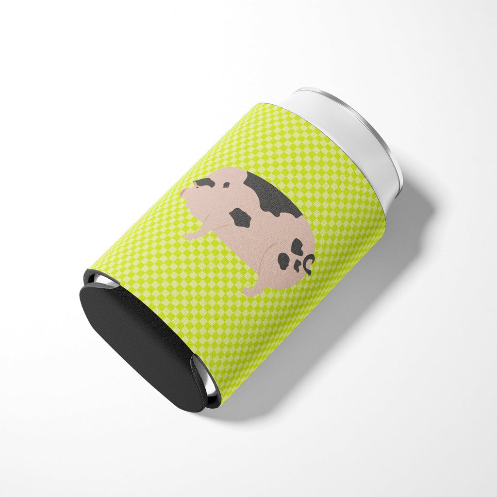 Gloucester Old Spot Pig Green Can or Bottle Hugger Cooler Sleeve for Standard 12 oz Cans, Insulated Foam Beer & Soda Can Hugger Reusable