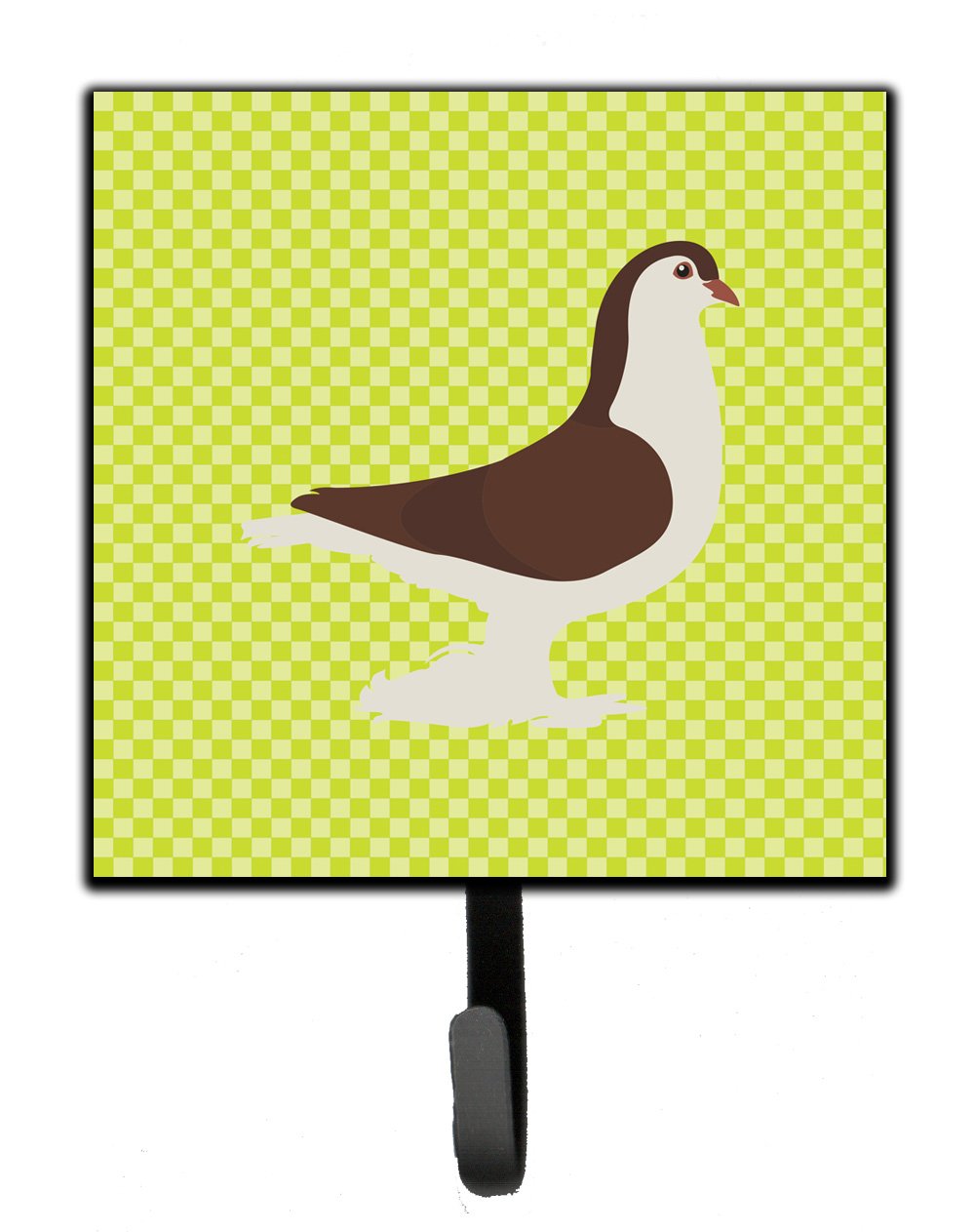 Large Pigeon Green Leash or Key Holder Wall Hooks, Key Hooks Holder, Coat Rack Wall Mount, Coat Hooks, Hooks for Hanging Keys, Towels, Aprons, Leashes