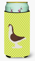 Large Pigeon Green Tall Boy Hugger Can Cooler Sleeve Machine Washable Drink Collapsible Insulator Beverage Insulated Holder