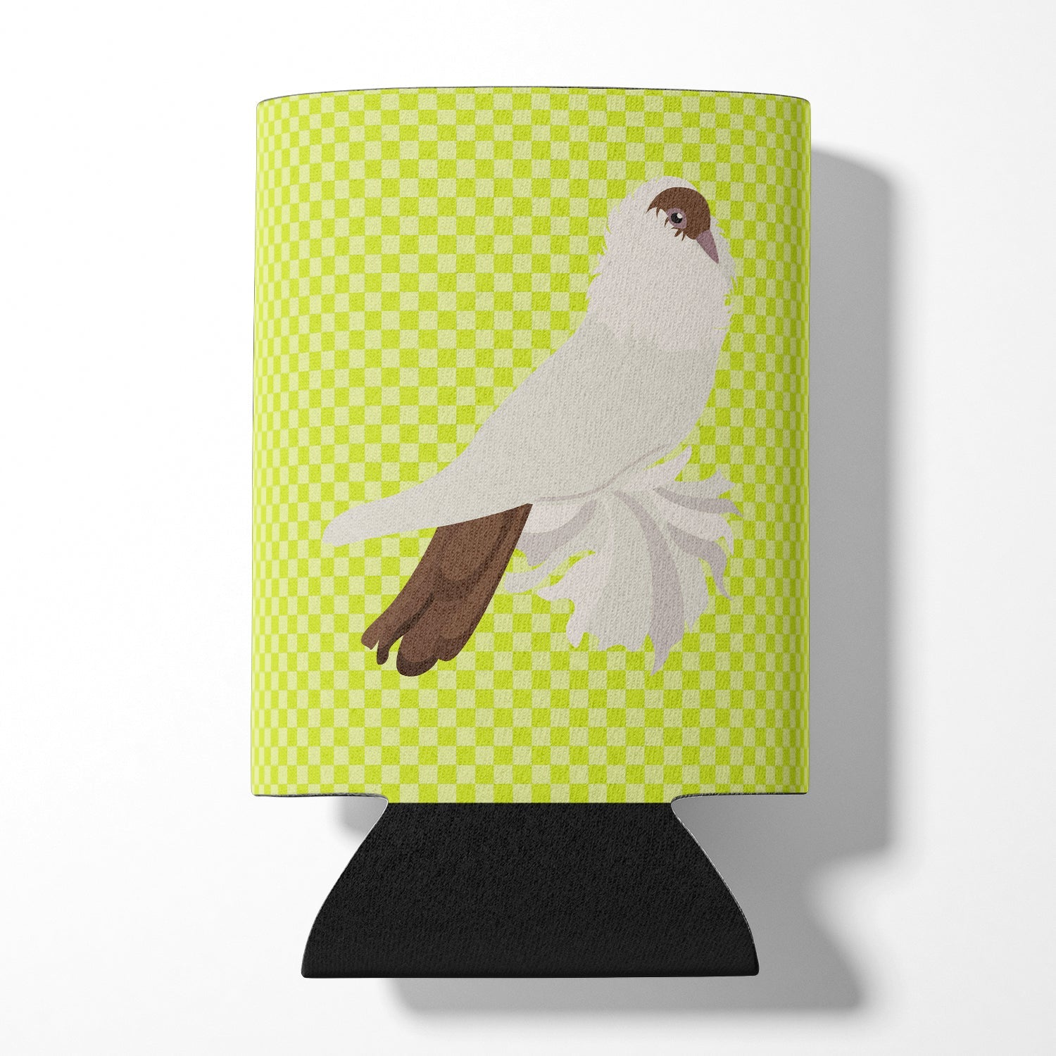 German Helmet Pigeon Green Can or Bottle Hugger Cooler Sleeve for Standard 12 oz Cans, Insulated Foam Beer & Soda Can Hugger Reusable