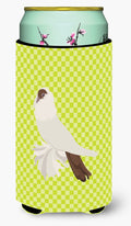 German Helmet Pigeon Green Tall Boy Hugger Can Cooler Sleeve Machine Washable Drink Collapsible Insulator Beverage Insulated Holder