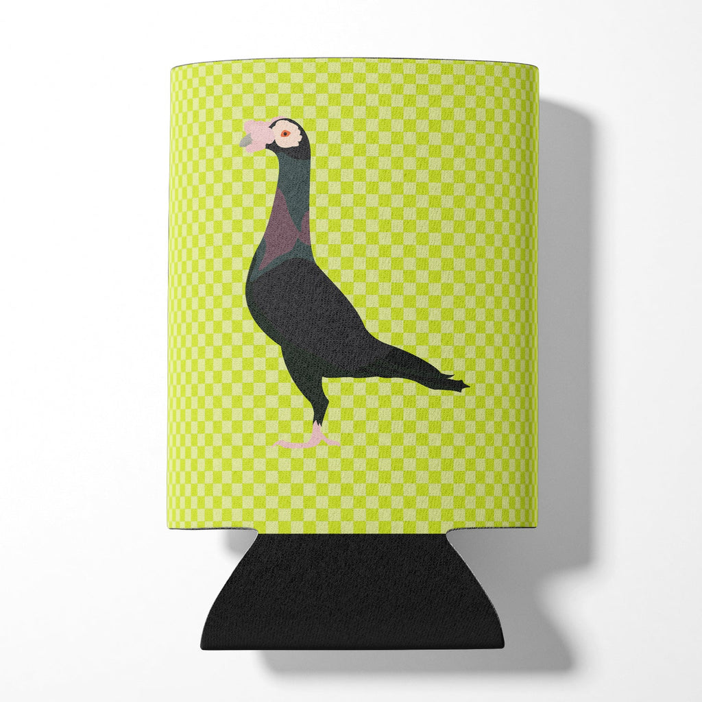 English Carrier Pigeon Green Can or Bottle Hugger Cooler Sleeve for Standard 12 oz Cans, Insulated Foam Beer & Soda Can Hugger Reusable