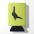English Carrier Pigeon Green Can or Bottle Hugger Cooler Sleeve for Standard 12 oz Cans, Insulated Foam Beer & Soda Can Hugger Reusable
