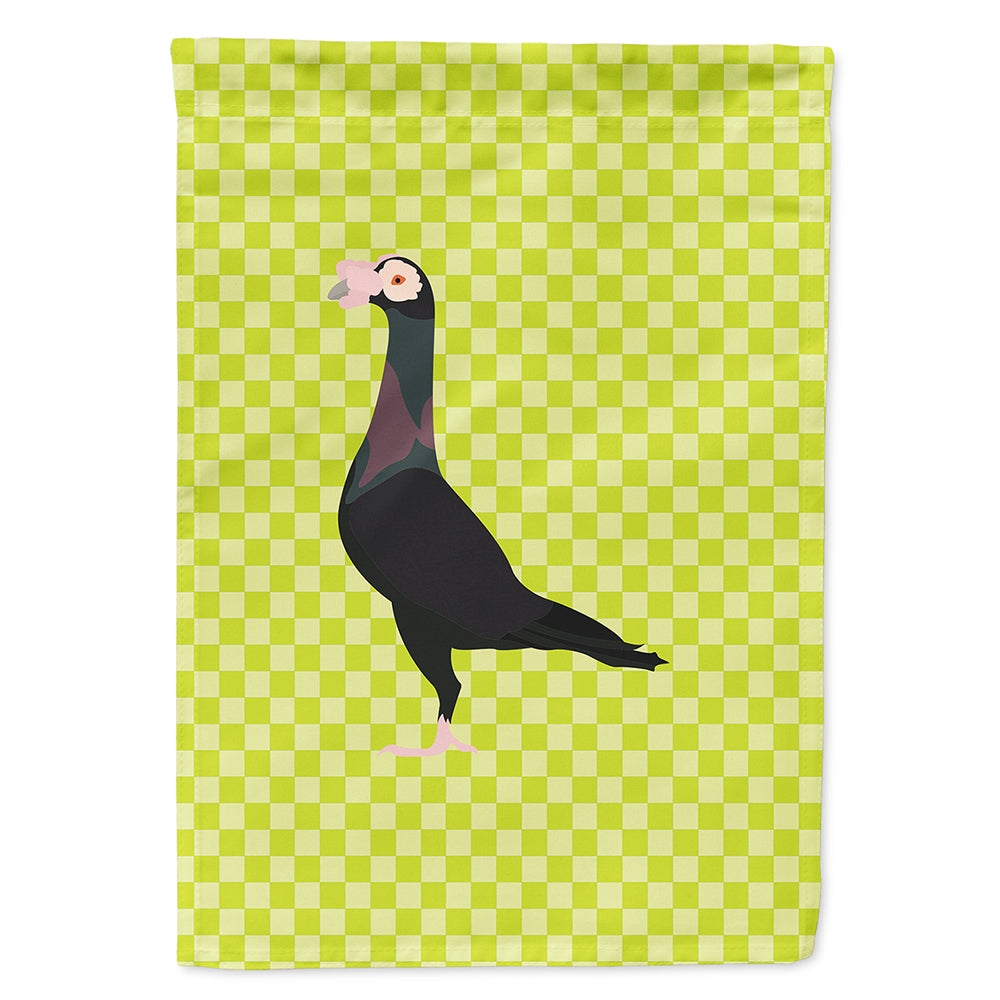 English Carrier Pigeon Green House Flag 28x40 Porch Sleeve Pole Decorative Outside Yard Banner Artwork Wall Hanging, Polyester