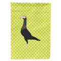 English Carrier Pigeon Green House Flag 28x40 Porch Sleeve Pole Decorative Outside Yard Banner Artwork Wall Hanging, Polyester