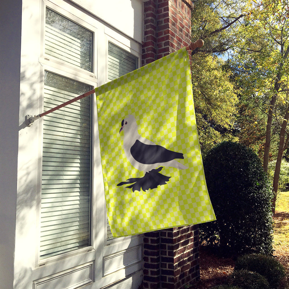 Saxon Fairy Swallow Pigeon Green House Flag 28x40 Porch Sleeve Pole Decorative Outside Yard Banner Artwork Wall Hanging, Polyester
