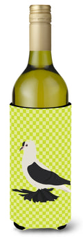 Saxon Fairy Swallow Pigeon Green Wine Bottle Hugger Gift Sleeve for Standard 750 ml Bottles, Insulated Reusable Also Fits Mini Shot & Pint Bottles