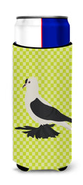 Saxon Fairy Swallow Pigeon Green Slim Can Hugger , Insulated Foam Hugger for 12 oz Slim Cans, Beer Bottles & Water Bottles, Printed in USA