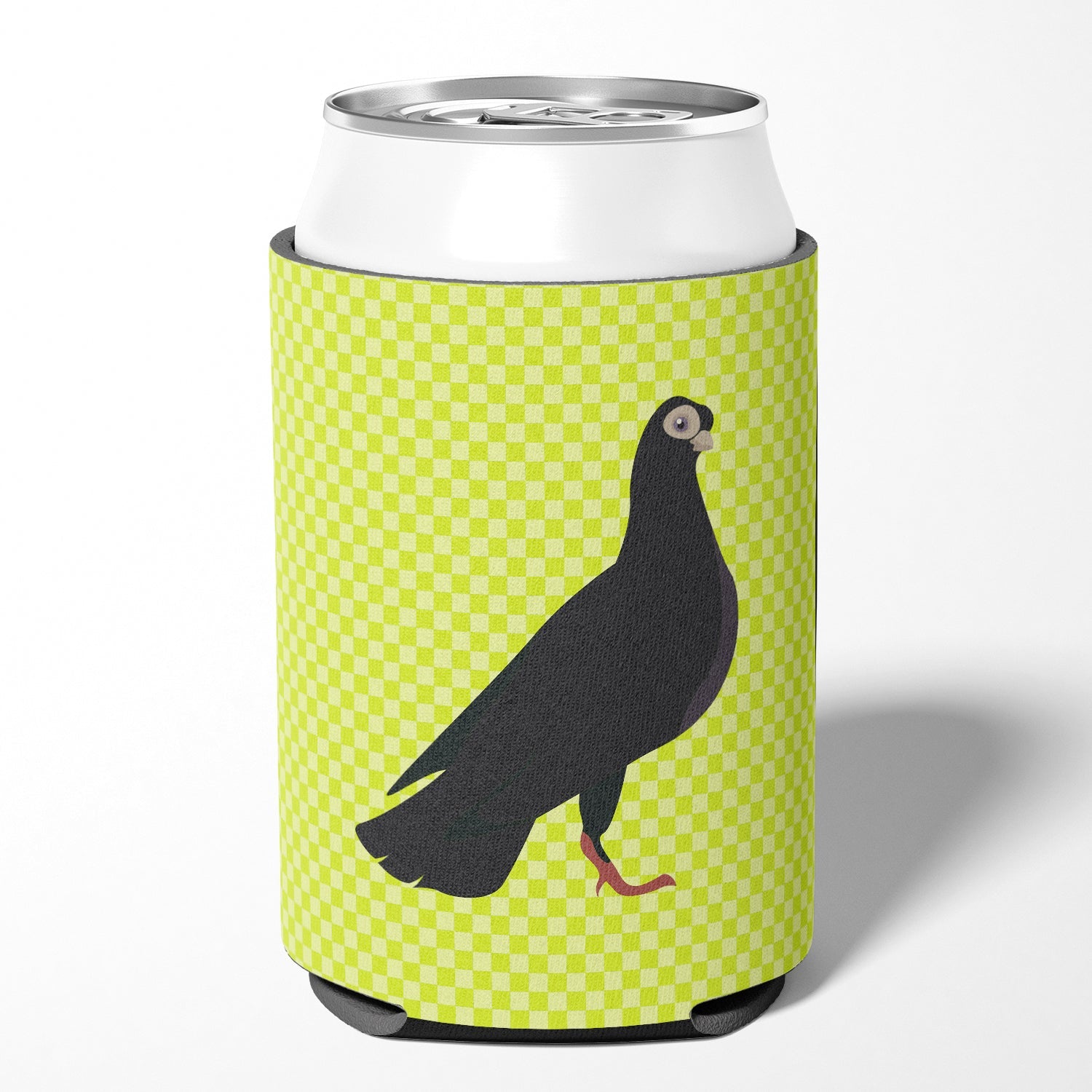 Budapest Highflyer Pigeon Green Can or Bottle Hugger Cooler Sleeve for Standard 12 oz Cans, Insulated Foam Beer & Soda Can Hugger Reusable