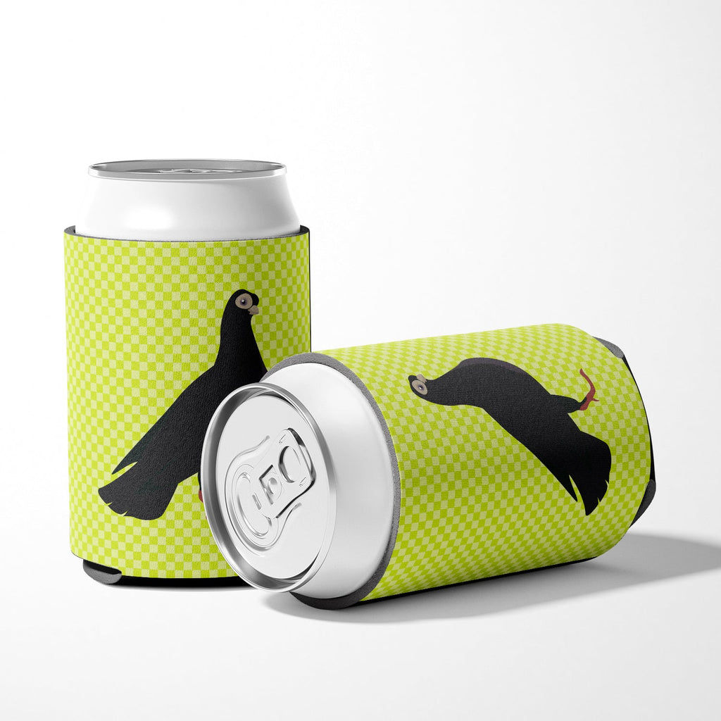 Budapest Highflyer Pigeon Green Can or Bottle Hugger Cooler Sleeve for Standard 12 oz Cans, Insulated Foam Beer & Soda Can Hugger Reusable