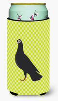 Budapest Highflyer Pigeon Green Tall Boy Hugger Can Cooler Sleeve Machine Washable Drink Collapsible Insulator Beverage Insulated Holder