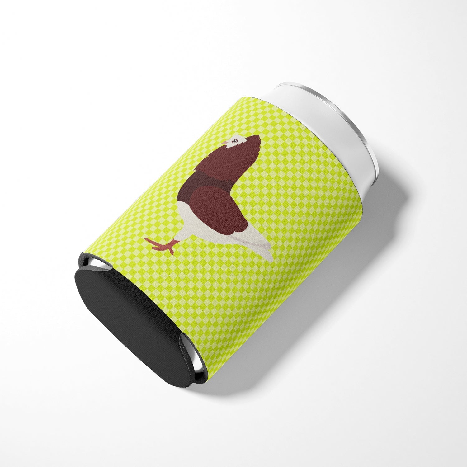 Capuchin Red Pigeon Green Can or Bottle Hugger Cooler Sleeve for Standard 12 oz Cans, Insulated Foam Beer & Soda Can Hugger Reusable