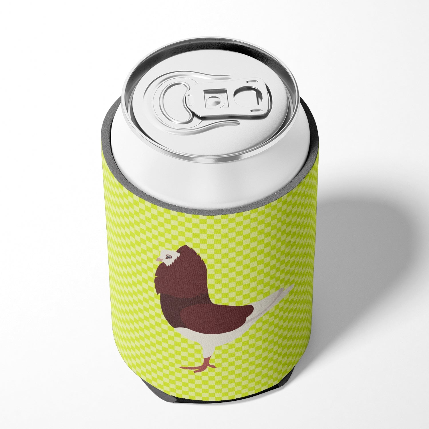 Capuchin Red Pigeon Green Can or Bottle Hugger Cooler Sleeve for Standard 12 oz Cans, Insulated Foam Beer & Soda Can Hugger Reusable