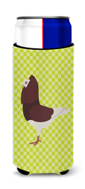 Capuchin Red Pigeon Green Slim Can Hugger , Insulated Foam Hugger for 12 oz Slim Cans, Beer Bottles & Water Bottles, Printed in USA